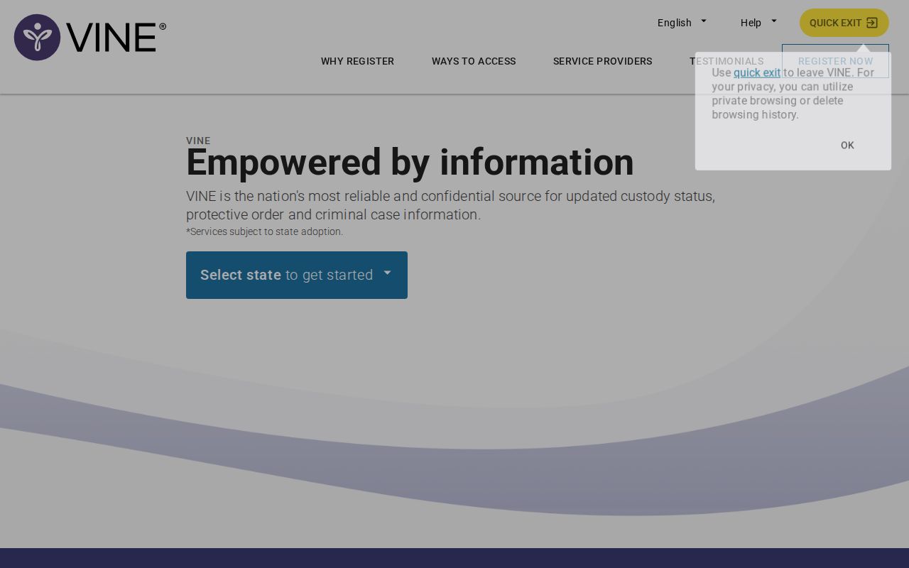 Scott County custody release and transfer notification search